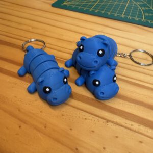Flexi Nijlpaard Sleutelhanger