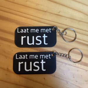 "Laat Me Met Rust" Sleutelhanger
