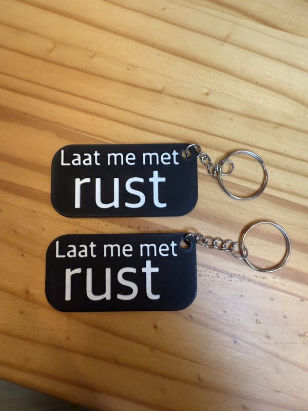"Laat Me Met Rust" Sleutelhanger