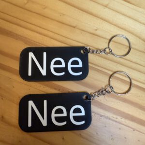 "Nee" Sleutelhanger