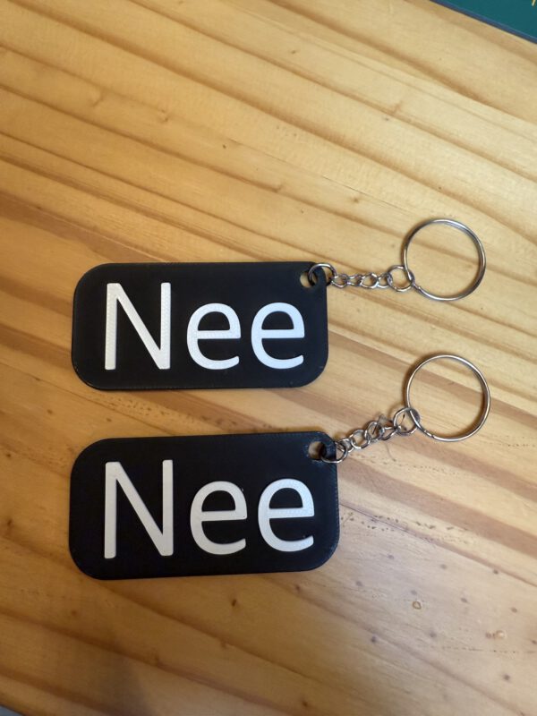 "Nee" Sleutelhanger